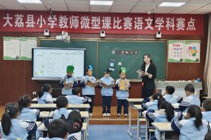 渭南市大荔县教育局举办小学学科“微型课”比赛